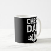 Schach-Vater-Checkmate-Schachspieler Kaffeetasse (VorderseiteRechts)