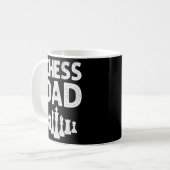 Schach-Vater-Checkmate-Schachspieler Kaffeetasse (Vorderseite Links)