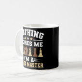 Schach-Vater-Spielerschach Kaffeetasse (Vorderseite Links)