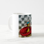 Schach-Verein Kaffeetasse (Vorderseite Links)