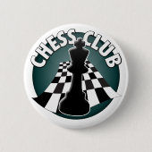 Schach-Verein-Spieler-oder Button (Vorderseite)