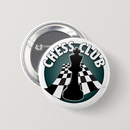 Schach-Verein-Spieler-oder Button (Vorne & Hinten)