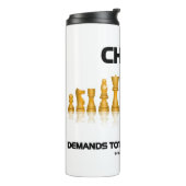 Schach verlangt absolutes Set für Konzentrationssc Thermosbecher (Nach links gedreht)