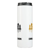 Schach verlangt absolutes Set für Konzentrationssc Thermosbecher (Rückseite)