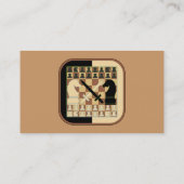 SCHACH VISITENKARTE (Rückseite)