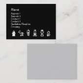 Schach-Visitenkarte Visitenkarte (Vorne/Hinten)