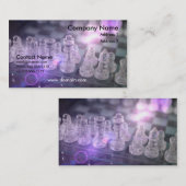 Schach-VorlagenVisitenkarte Visitenkarte (Vorne/Hinten)
