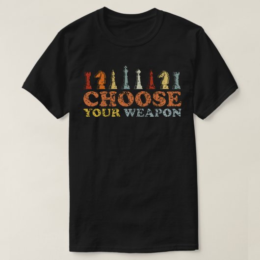 Schach wähle deine Waffe für den Pullover des Scha (Design vorne)