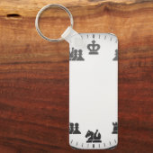 Schach-Wand-Uhr Schlüsselanhänger (Vorderseite)