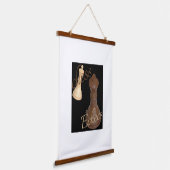 Schach Wandteppich Mit Holzrahmen (Gewinkelt)