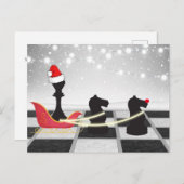 Schach Weihnachtsmann und Rentier Weihnachten (Vorne/Hinten)