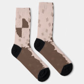 Schach-Weihnachtsplätzchen-Muster Socken (Rechts)