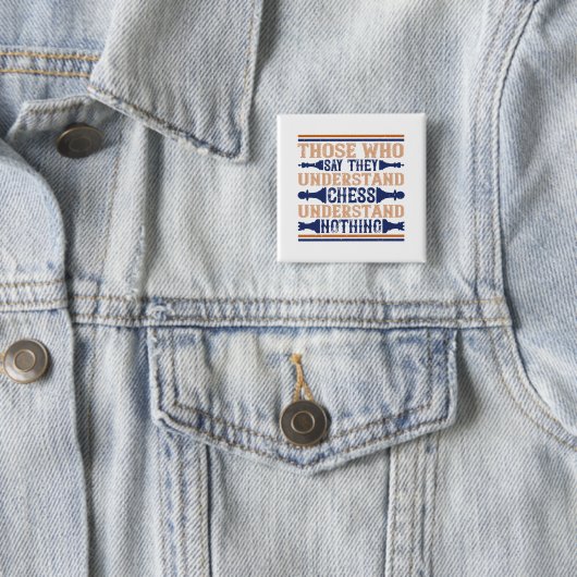 Schach - Wer Schach versteht Button (Beispiel)