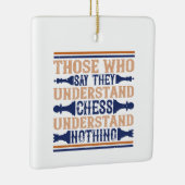 Schach - Wer Schach versteht Keramikornament (Rechts)