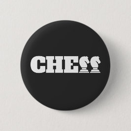 Schach Word Weiße Ritter Kreative Einzigartige Str Button