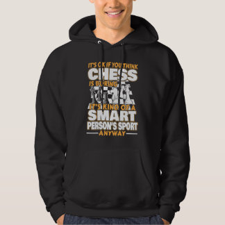 Schachangebot für den Sport intelligenter Menschen Hoodie