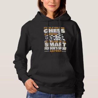 Schachangebot für den Sport intelligenter Menschen Hoodie