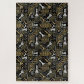 Schachbedingungen Silver und Gold ID784 Puzzle (Vertikal)