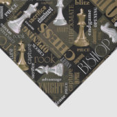 Schachbedingungen Silver und Gold ID784 Seidenpapier (Detail)