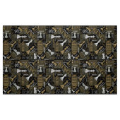 Schachbedingungen Silver und Gold ID784 Stoff (Fat Quarter (45,7 x 55,9 cm))
