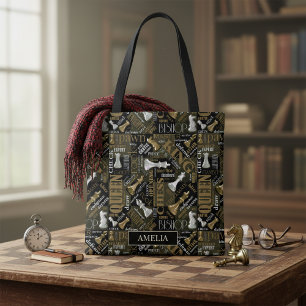 Schachbedingungen Silver und Gold ID784 Tasche