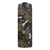 Schachbedingungen Silver und Gold ID784 Thermosbecher (Vorderseite)