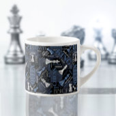 Schachbegriffe und -stücke Silver und Blue ID784 Espressotasse