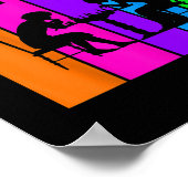 Schachblase Hobby und Sport Geschenkidee Poster (Ecke)