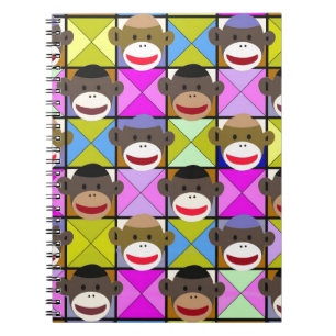 Schachbrett-Affen Notizblock