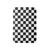 Schachbrett Badematte (Vorderseite Vertikal)