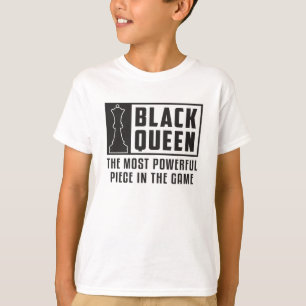 Schachbrett Black Queen Checkmate Board Geschenk T-Shirt