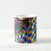 Schachbrett Board Strip Design Art Kaffeetasse (Mittel)
