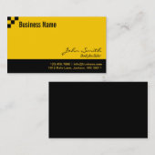 Schachbrett-Bodybuildings-Geschäfts-Karte Visitenkarte (Vorne/Hinten)