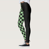 Schachbrett-Brett-Farbblock - wählen Sie jede Leggings (Links)