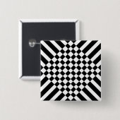 Schachbrett Button (Vorne & Hinten)