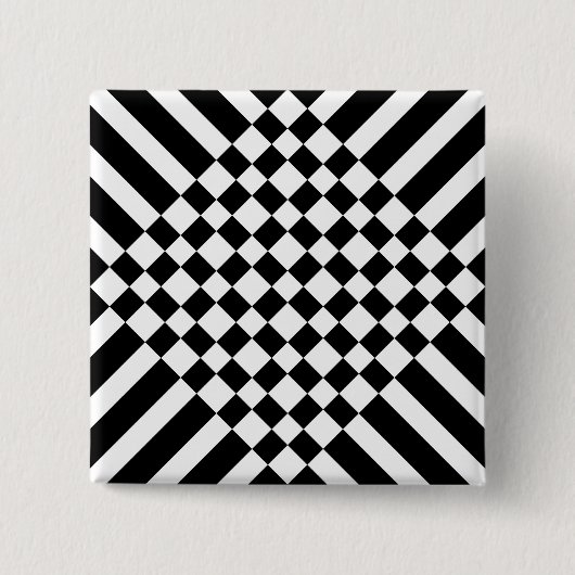 Schachbrett Button (Vorderseite)