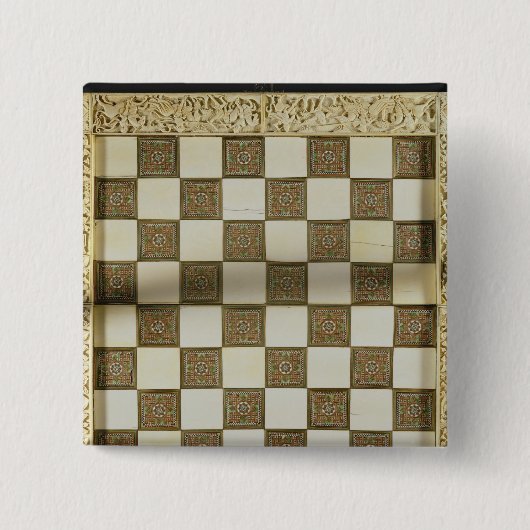 Schachbrett Button (Vorderseite)