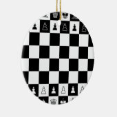 Schachbrett chess board keramikornament (Rechts)