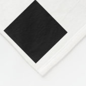 Schachbrett-Decke Fleecedecke (Ecke)