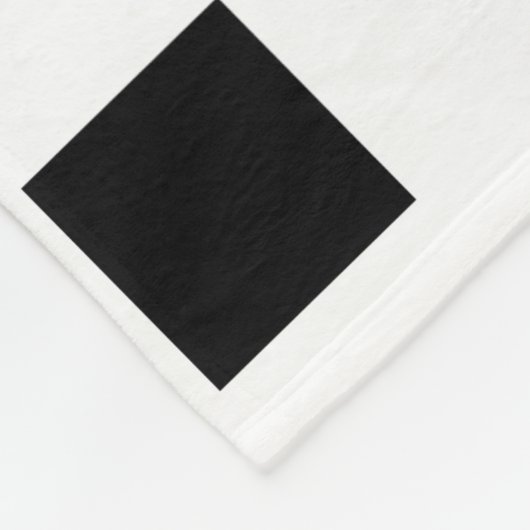 Schachbrett-Decke Fleecedecke (Ecke)