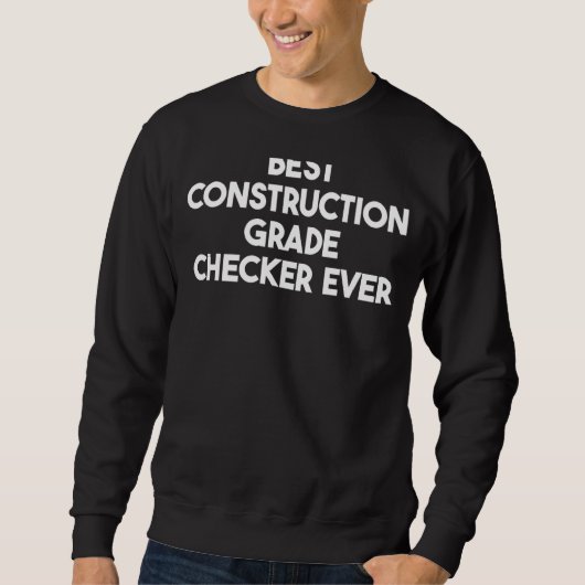 Schachbrett der besten Baustufe je Sweatshirt (Vorderseite)
