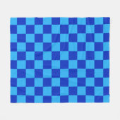 Schachbrett-Design Fleecedecke (Vorderseite (Horizontal))