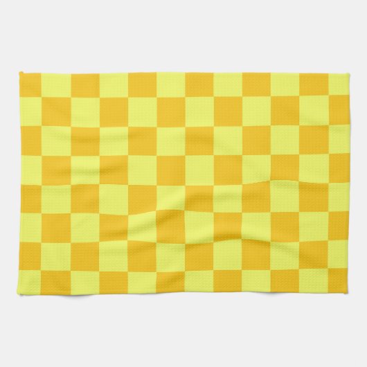 Schachbrett-Design Geschirrtuch (Horizontal)