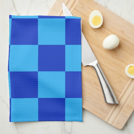 Schachbrett-Design Geschirrtuch (Viertel Falte)