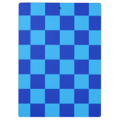 Schachbrett-Design Klemmbrett (Rückseite)