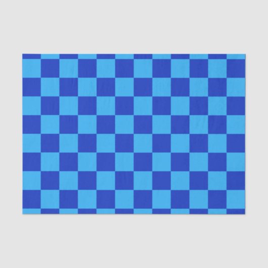 Schachbrett-Design Seidenpapier (Vorderseite)
