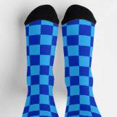 Schachbrett-Design Socken (Oben)