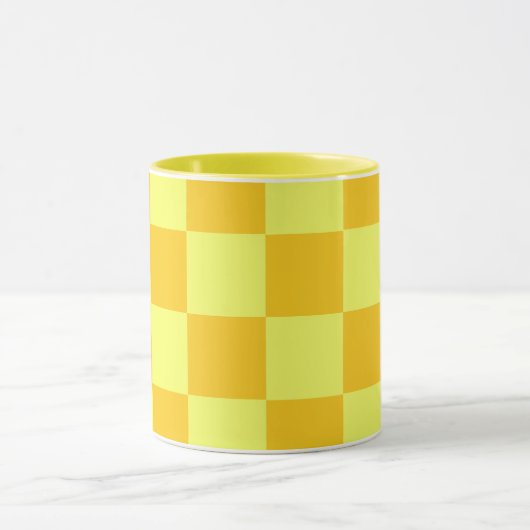 Schachbrett-Design Tasse (Zentrum)