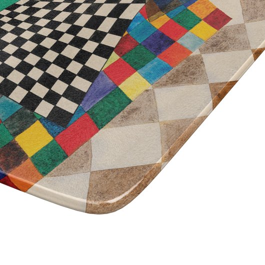 Schachbrett durch Wassily Kandinsky Schneidebrett (Ecke)