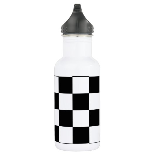 Schachbrett Edelstahlflasche (Rechts)